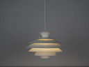 Suspension vintage danoise de Form Light, années 1980
