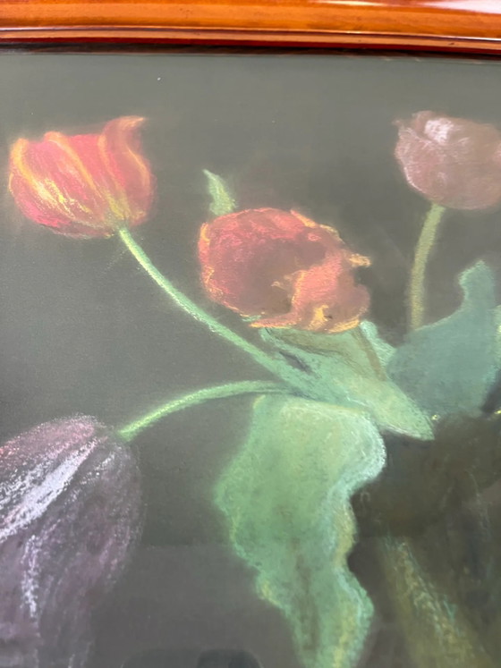 Mazzo di tulipani – Dipinti e disegni, Legno, Vetro (photo 5 of 9)