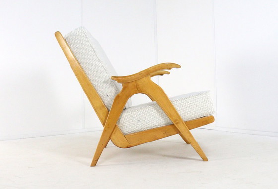 Image 1 of Set of 2 oak vintage armchairs 'Nederweert' vintage