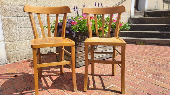 2 sedie da bistrò – Sedie da pranzo, Wood, Vintage (photo 8 of 8)