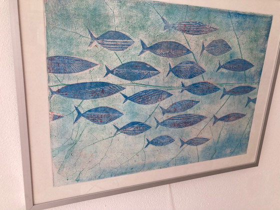 Opera grafica originale dell'artista Rinné Mervel (Delft) – Litografie e stampe, Paper (photo 2 of 13)