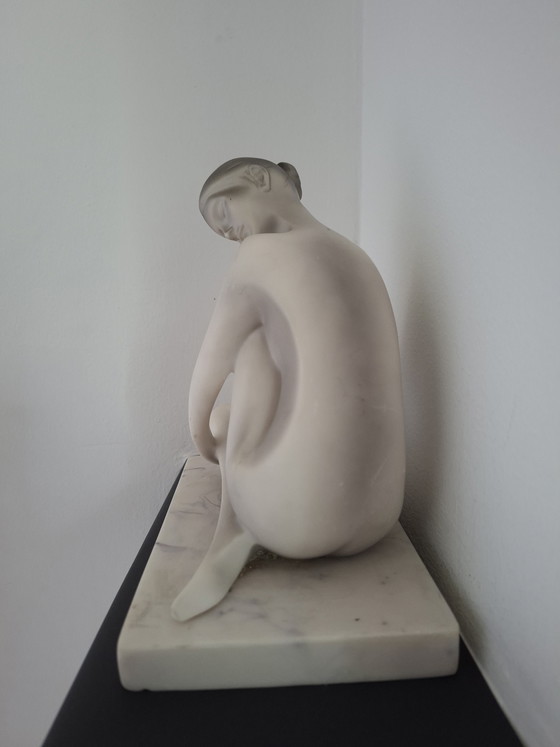 Image 1 of Art Deco Sculpture – Stylized Nude – 1920s