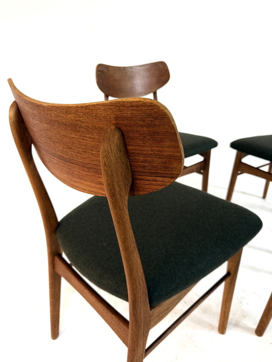 Image 1 of 4x sedie da sala da pranzo restaurate, Farstrup Møbler '60