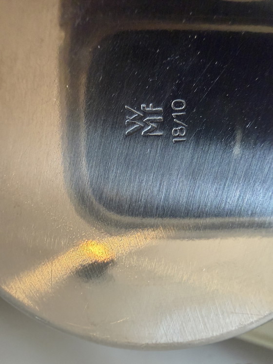 Image 1 of Milch- und Zuckerkännchen aus Chrom mit Tablett