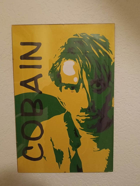 Kurt Cobain – Paintings & Drawings, Wood (photo 2 of 5)