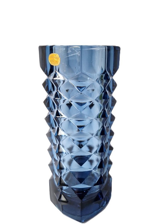 Image 1 of Sklo - "Hobnail" vaas van Jiří Zejmon - Rudolfova Hut