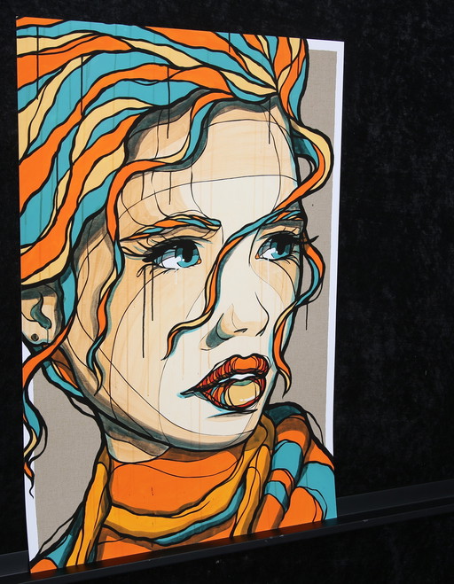 El Bocho - Girl with Tears - Giclée - Deluxe - Hand signed