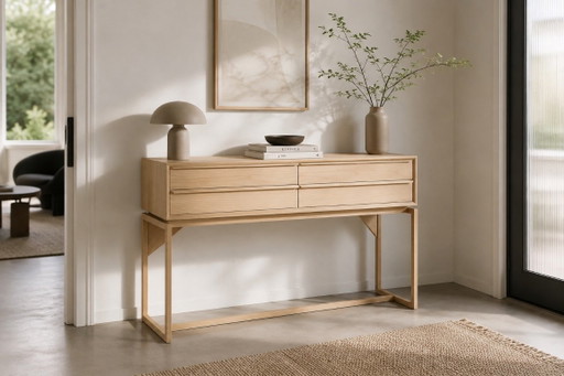 Scandinavian Design Sideboard / Console Table Natural – dressoirs, Wood