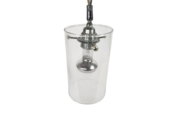 Image 1 of Design olandese - Pola International Amsterdam - Lampada a sospensione - Vetro - Metallo - Anni '90
