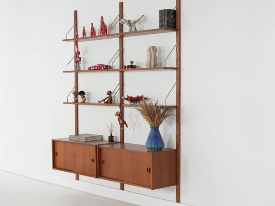 Image 1 of Estantería modular de teca, diseño danés, década de 1960, fabricada en Dinamarca.