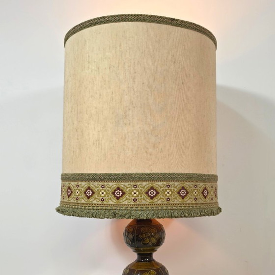 Image 1 of Kaiser bubble lamp 1960s original green shade