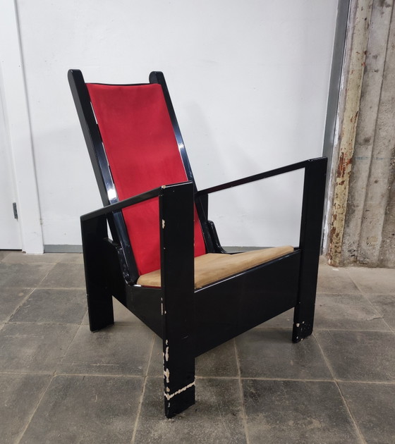 Sedes 4000 Armchair, Design Wim Mulder – Allerhande, Textile, Wood (photo 2 of 7)