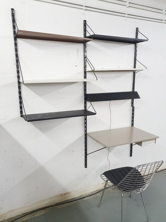 Image 1 of Tjerk Reijenga for Pilastro metal wall unit, The Netherlands 1950's