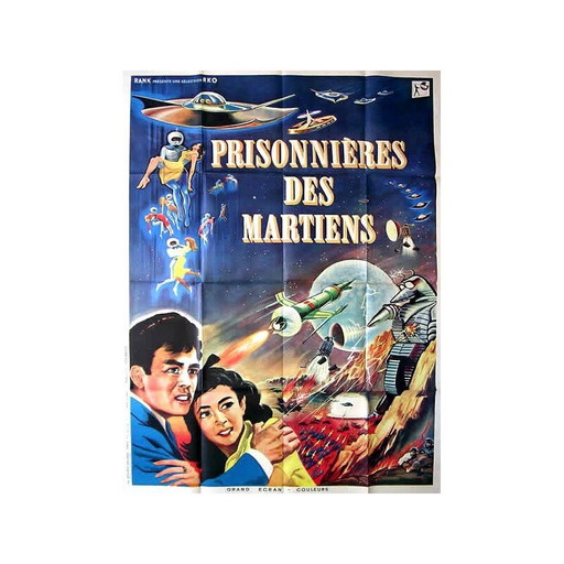 Vintage-Filmplakat "Prisoners of the Martians" von Inoshiri Honda, 1958