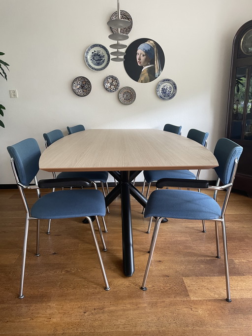 Fantastic set of Gebr. de Wit armrest chairs