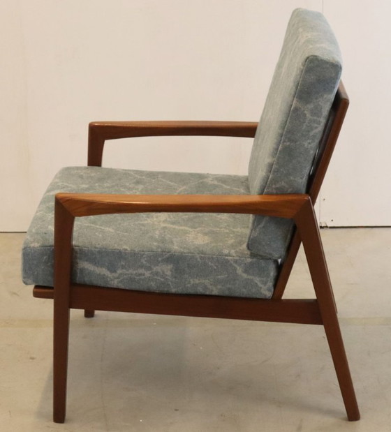 Image 1 of Vintage armchair easy chair newly upholstered 'Mettman'