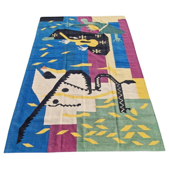 Tapisserie tissée à la main « La Tristesse du Roi » d'Henri Matisse | Laine | 269 × 191 cm (106 × 75 po) (photo 6 of 10)