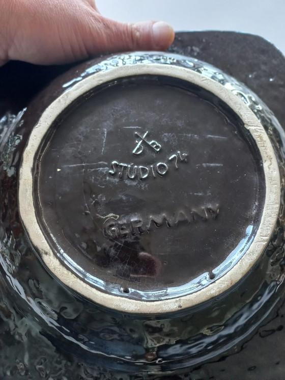 Image 1 of Jaren 70 Tafelwaar: Lava Sigarenasbak & West Germany Dümler & Breiden Schaal