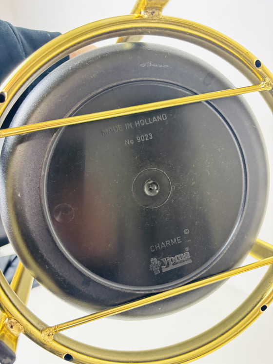 Image 1 of Porte-parapluie Ypma « Charme » en plastique doré et noir