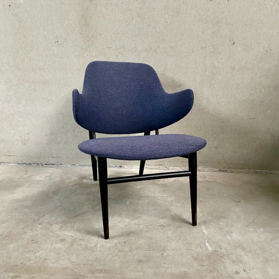 Image 1 of Fauteuil Shell LB Kofod Larsen pour Christensen & Larsen, Danemark 1950