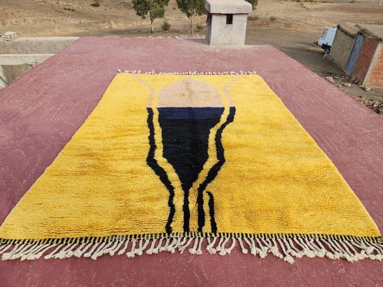 Authentic Handwoven Beni Ouraine Rug from the Atlas Mountains, Made in Morocco, 2/3 m – Aime Té (photo 5 of 10)