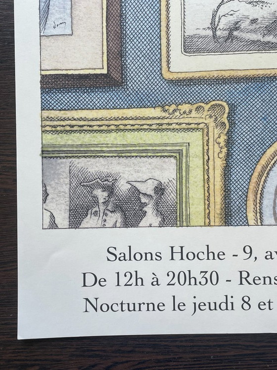 Originele poster van Pierre Le-Tan – Salon du Dessin, Parijs (2000) – Paper (photo 6 of 6)