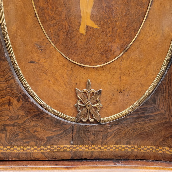 Image 1 of Mueble Entredós / Buffet / Credenza Escuela Catalana, Mármol Y Marquetería, S. Xx – Cataluña