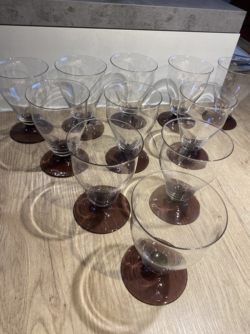 Kristalunie Maastricht 11 copas de vino Campanula