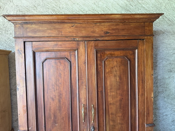 Image 1 of Armadio rustico italiano in legno primi 900