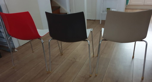4 sillas de comedor Arper Catifa 46
