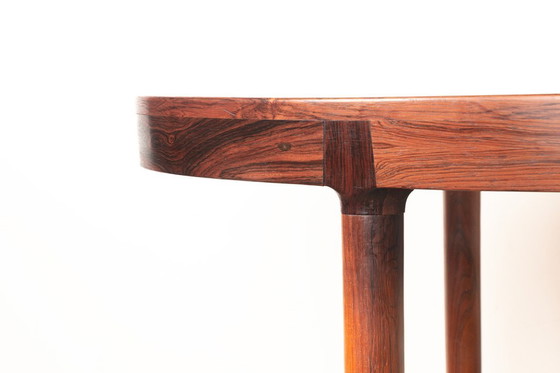 Image 1 of Grande tavolo da pranzo ovale estensibile in palissandro danese di Harry Østergaard per Randers Mobelfabrik 1960.