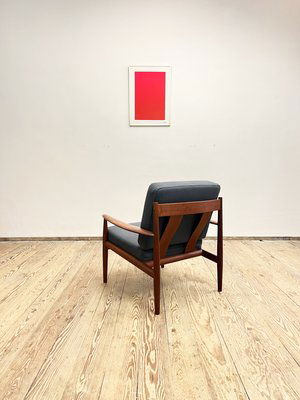 Armchair // Teak Easy Chair by Grete Jalk for France and Son, Denmark, 1960s