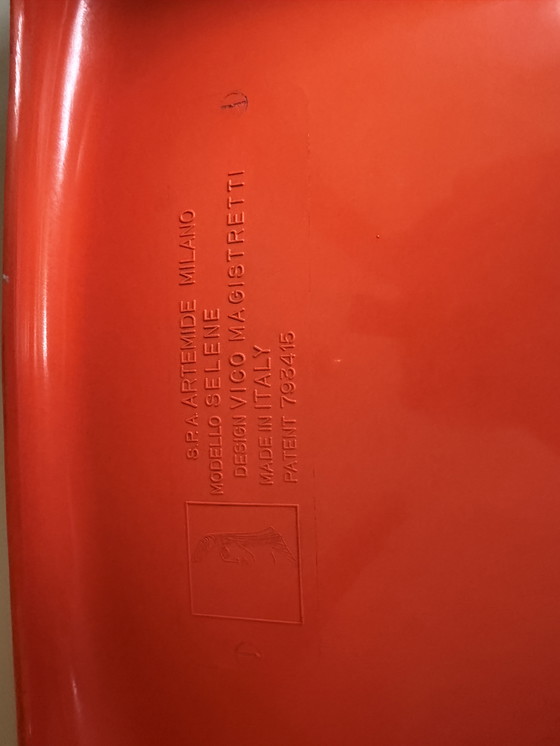 Image 1 of 1 Vico Magistretti by Artemide eetkamer stoel; 70s