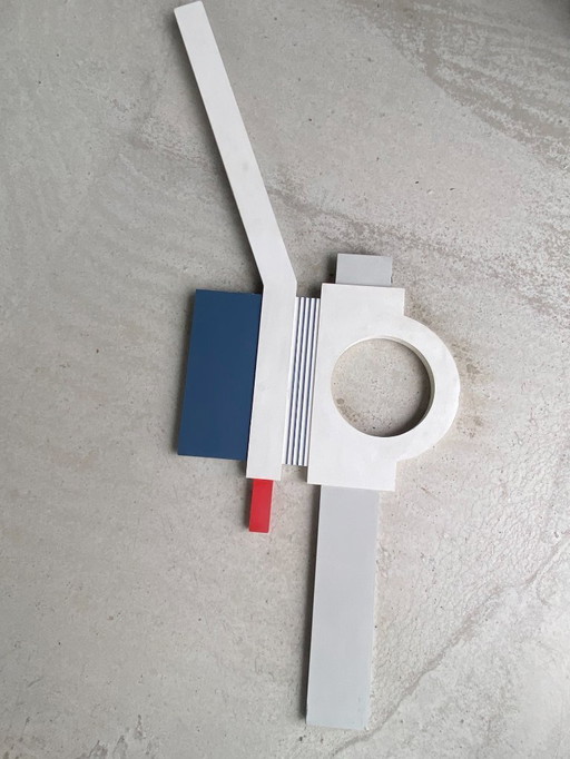 Scultura murale di François Decq, composizione astratta, 89