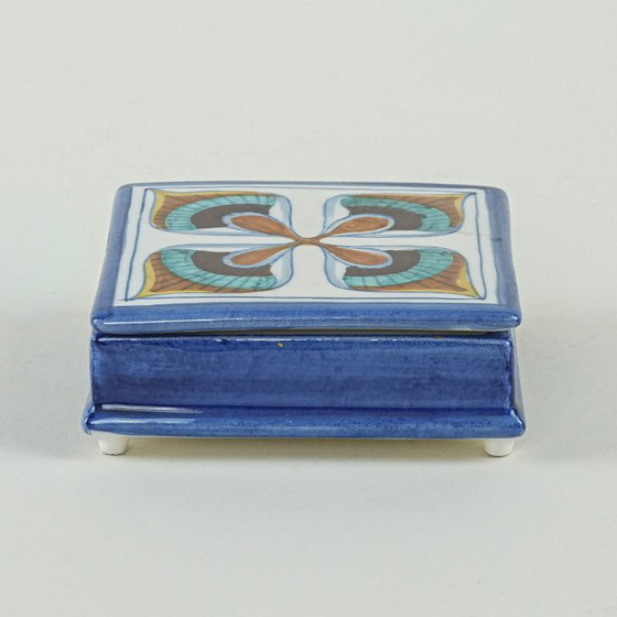Image 1 of Toscari ceramic box, Italian design, 1970s, production: Italy