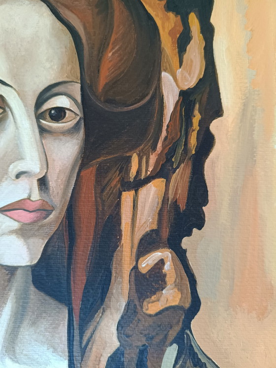 Image 1 of Oil painting on Corot cardboard