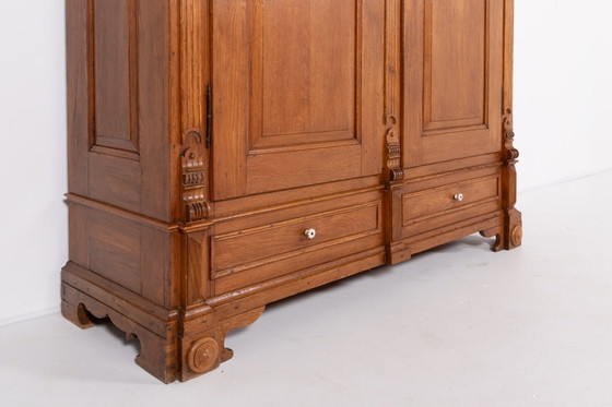 Image 1 of Vintage eikenhouten kast