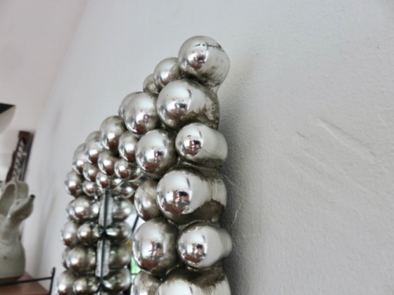 Image 1 of Miroir mural psychedelique dans le gout de Marcel Wanders, 90's