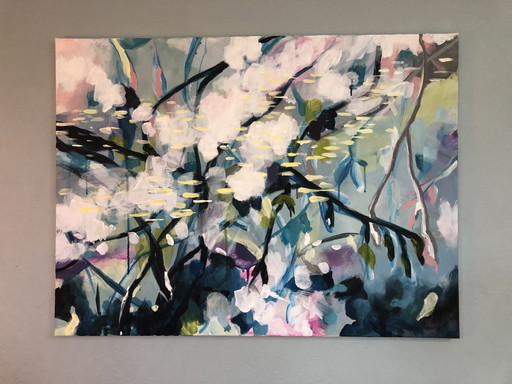 Schilderij; Vibrant Echoes