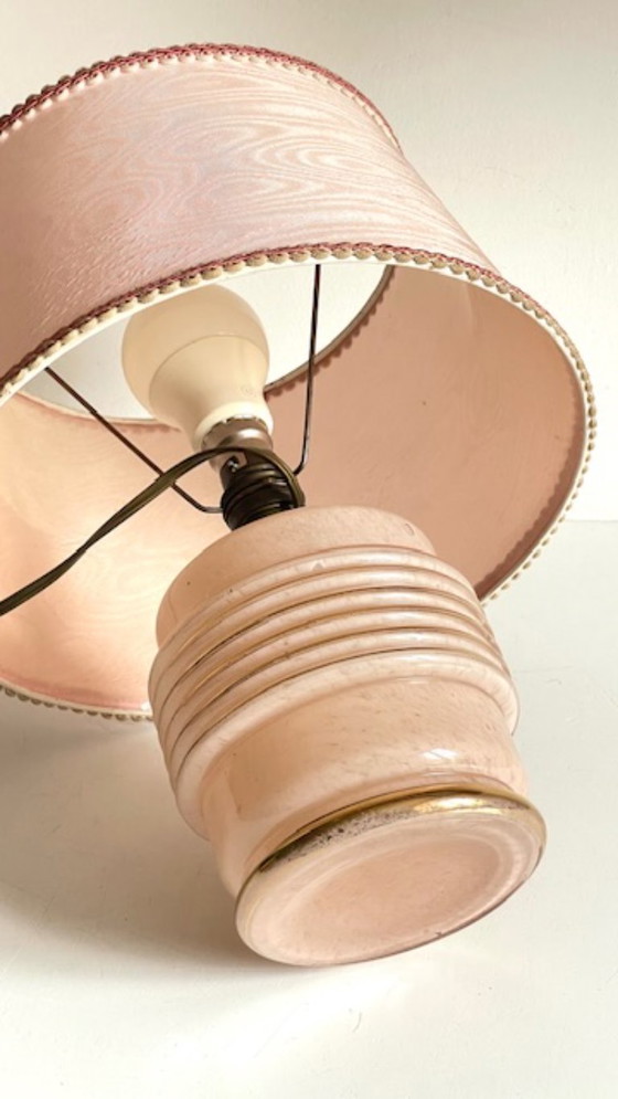 Image 1 of Clichy Glass Lamp, Art Deco