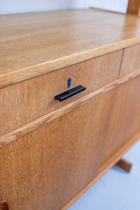 Image 1 of Vintage IKEA bookcase, highboard, sideboard, oak, mid-century