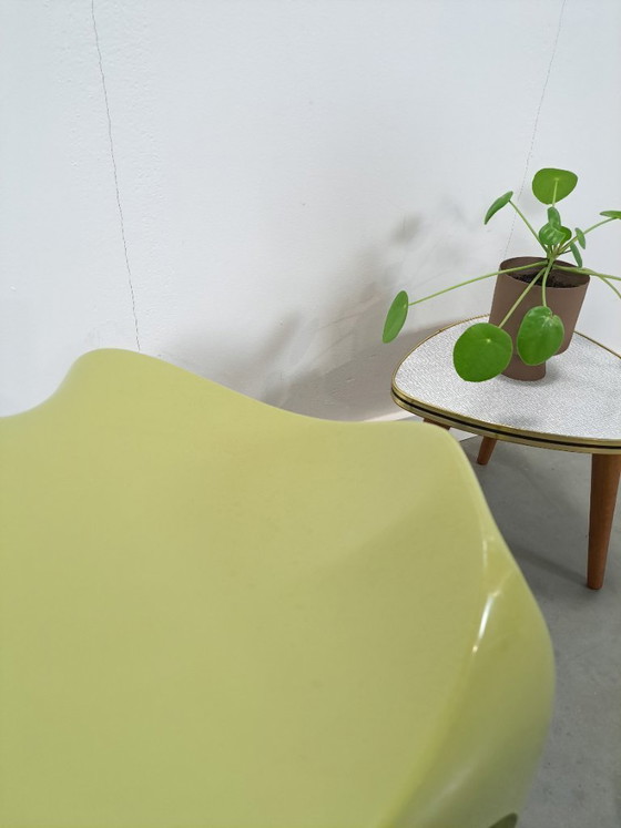 Image 1 of Sgabello Casala in plastica verde, Germania Ovest