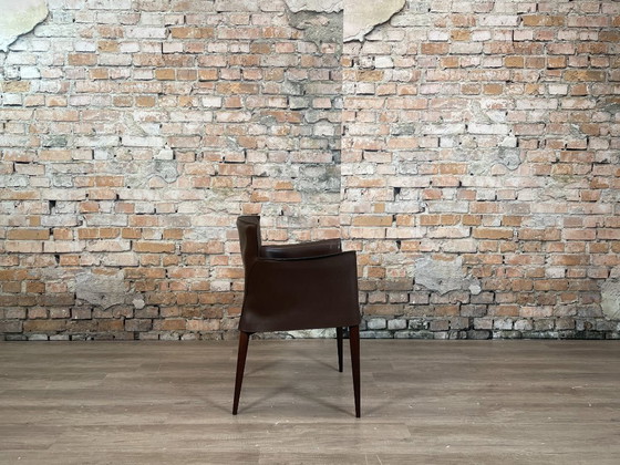 Matteo Grassi Vela Stühle 4er-Set – Braun | Carlo Bartoli – Esszimmerstühle, Leather, Wood (photo 11 of 11)