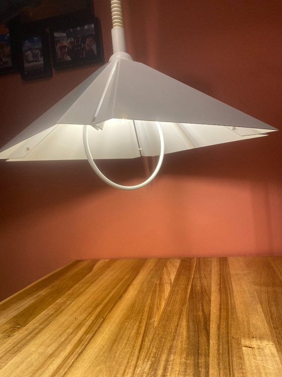 Lampada a Sospensione Dijkstra Piramide | Mid-Century Modern Olandese | Regolabile a Saliscendi | Anni '70 (photo 14 of 23)