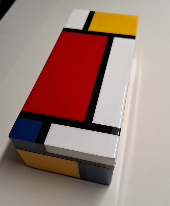 Image 1 of Mondrian Lacquer Box Lacma Edition