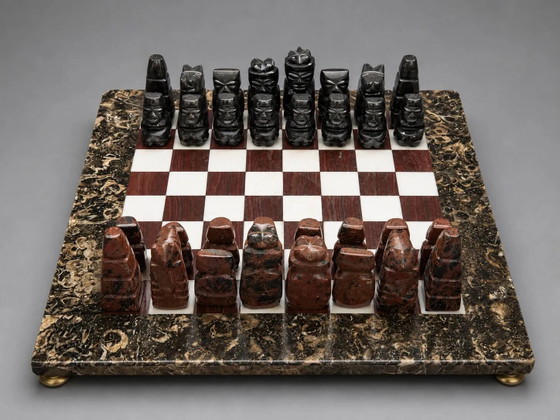 Schachspiel. – Dekorative Objekte, Marble (photo 9 of 9)