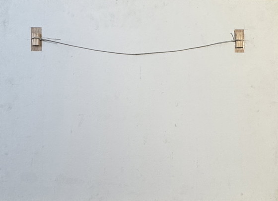 Image 1 of Gundi Falk (1966) Magnificent painting “female nude between blue and red”