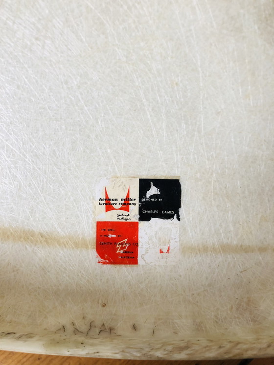 Image 1 of Sedia a dondolo 1. Generazione Zenith Hermann Miller Charles Ray Eames