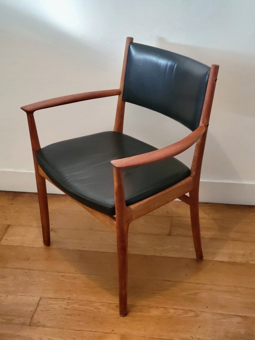 Elegante silla danesa de Kai Lyngfeldt Larsen para Søren Wiladsen