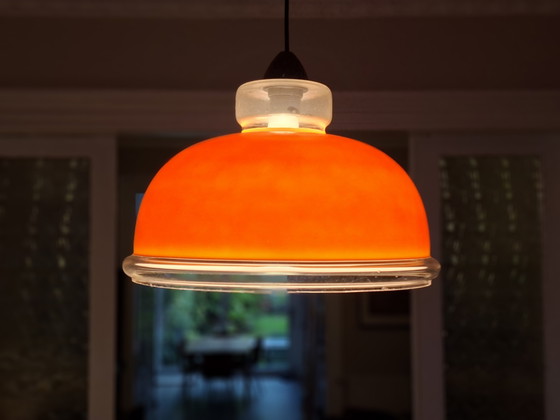 Vintage Seventies Ceiling Lamp – Pendant lamps, Glass (photo 2 of 11)